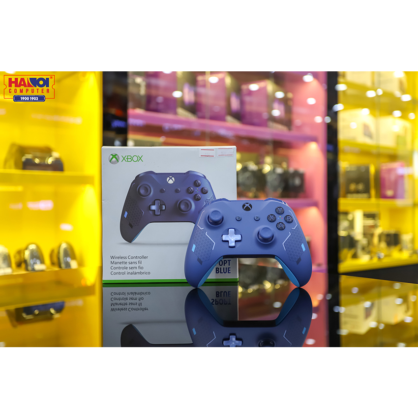 Tay cầm chơi game không dây Xbox Wireless Controller - Sport Blue