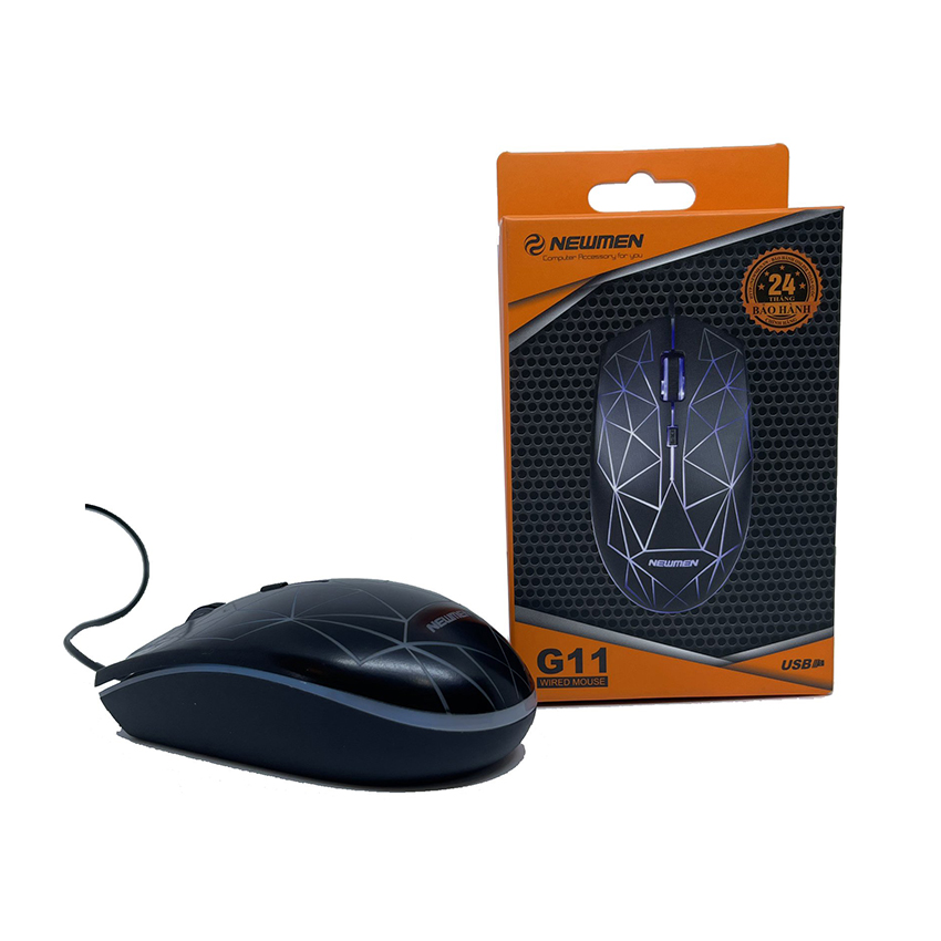 Chuột game Newmen G11 màu đen (USB)