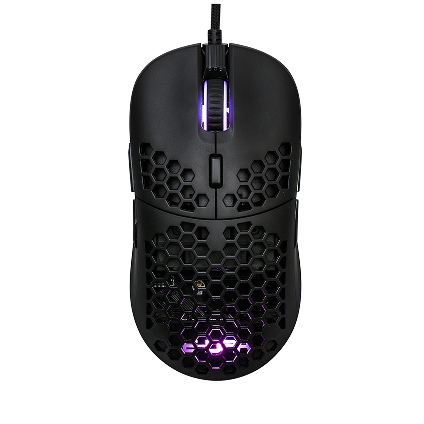 Chuột E-Dra EM618 Đen (USB/RGB/Huano20M/Avago3327/12400dpi)