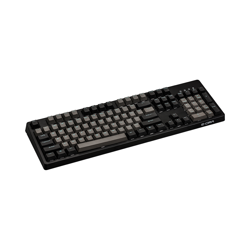 Bàn phím cơ Edra EK3104 Pro Gateron Đen (USB/Gateron Yellow sw)