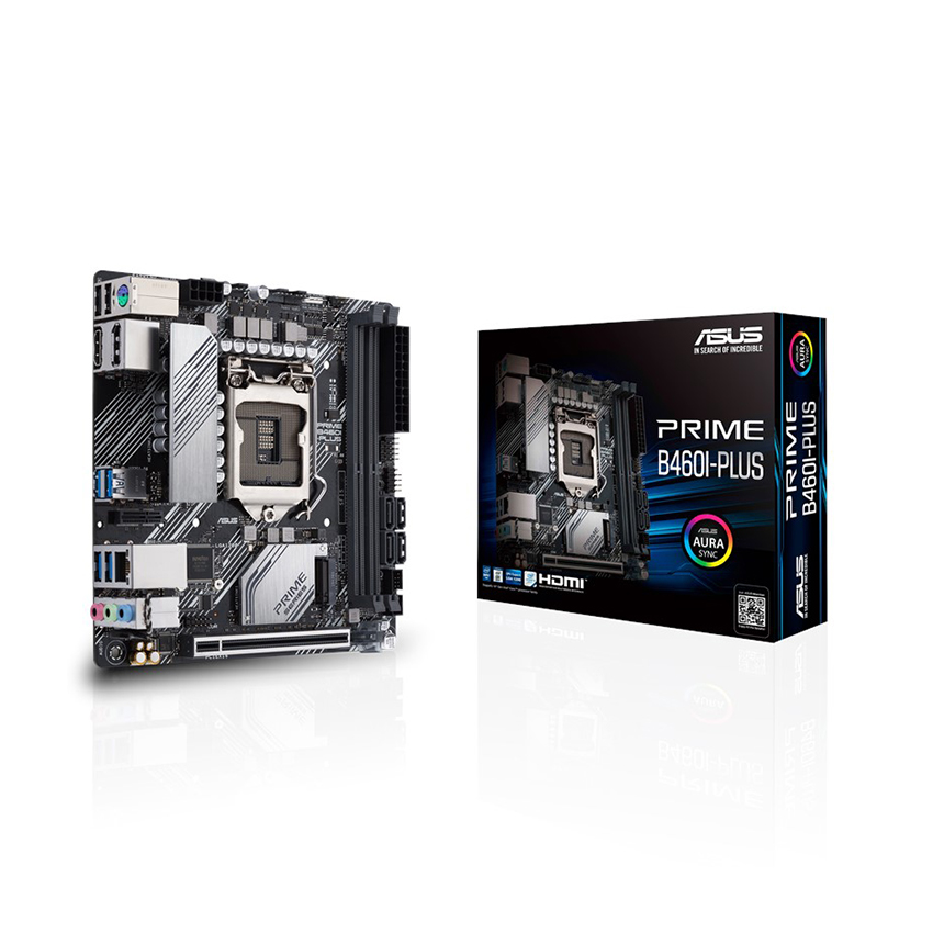 Mainboard ASUS PRIME B460I-PLUS (Intel B460, Socket 1200, Mini-ITX, 2 khe Ram DDR4)