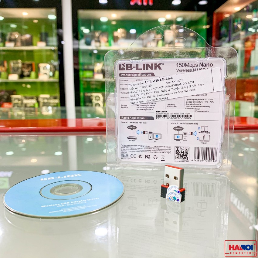 Card Mạng LB-Link LB-WN151 USB Wireless N150Mbps