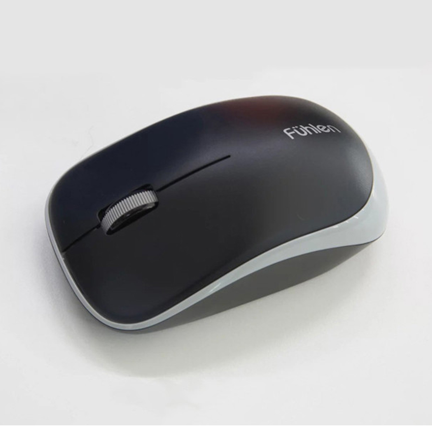 Chuột không dây Fuhlen A03G (USB/Xám đen)