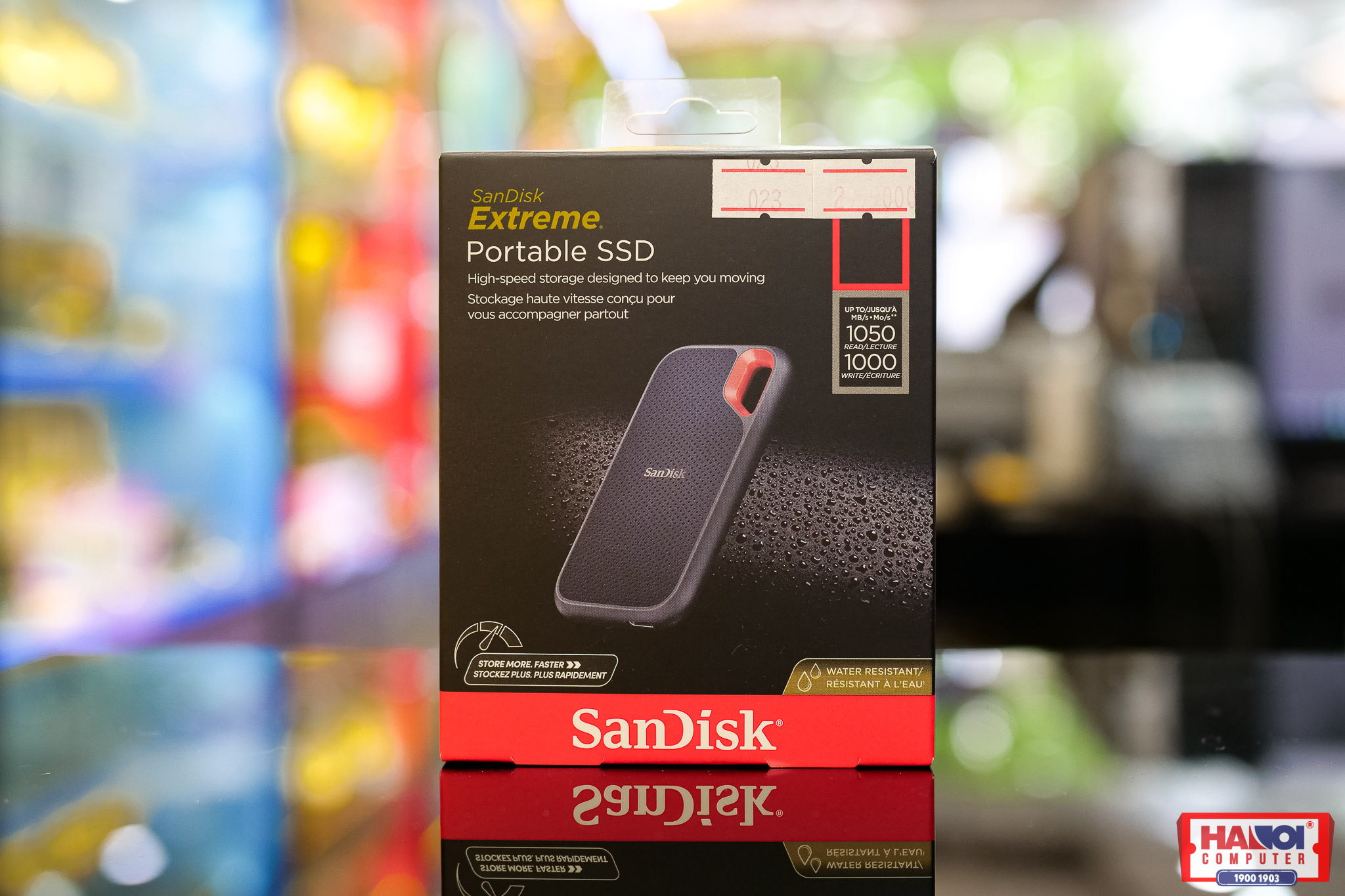 Ổ cứng gắn ngoài SSD 1TB Sandisk Extreme Portable SDSSDE61-1T00-G25