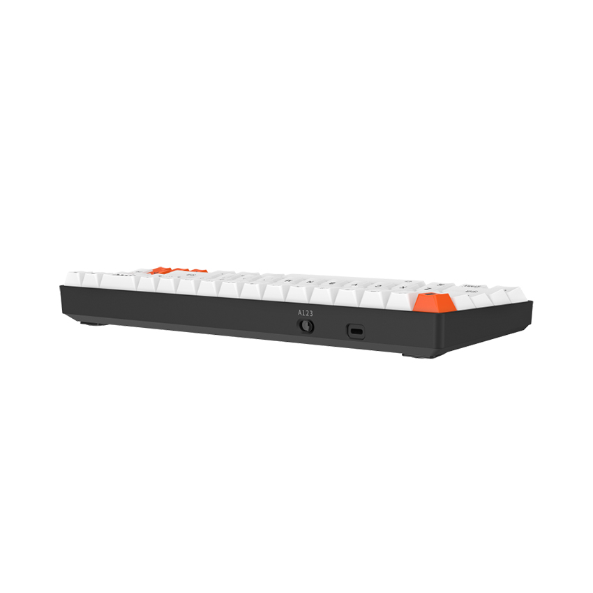 Bàn phím cơ không dây Dareu EK871 (Bluetooth/Grey white/Led xanh/Brown sw)