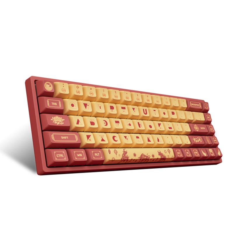 Bàn phím không dây Akko 3068 V2 Year Of Ox Matcha Green (Bluetooth/RGB/PBT/Akko CS sw)