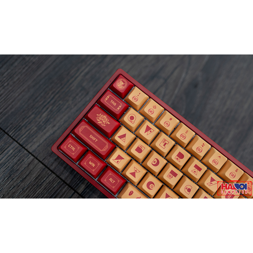 Bàn phím không dây Akko 3068 V2 Year Of Ox Ocean Blue (Bluetooth/RGB/PBT/Akko CS sw)