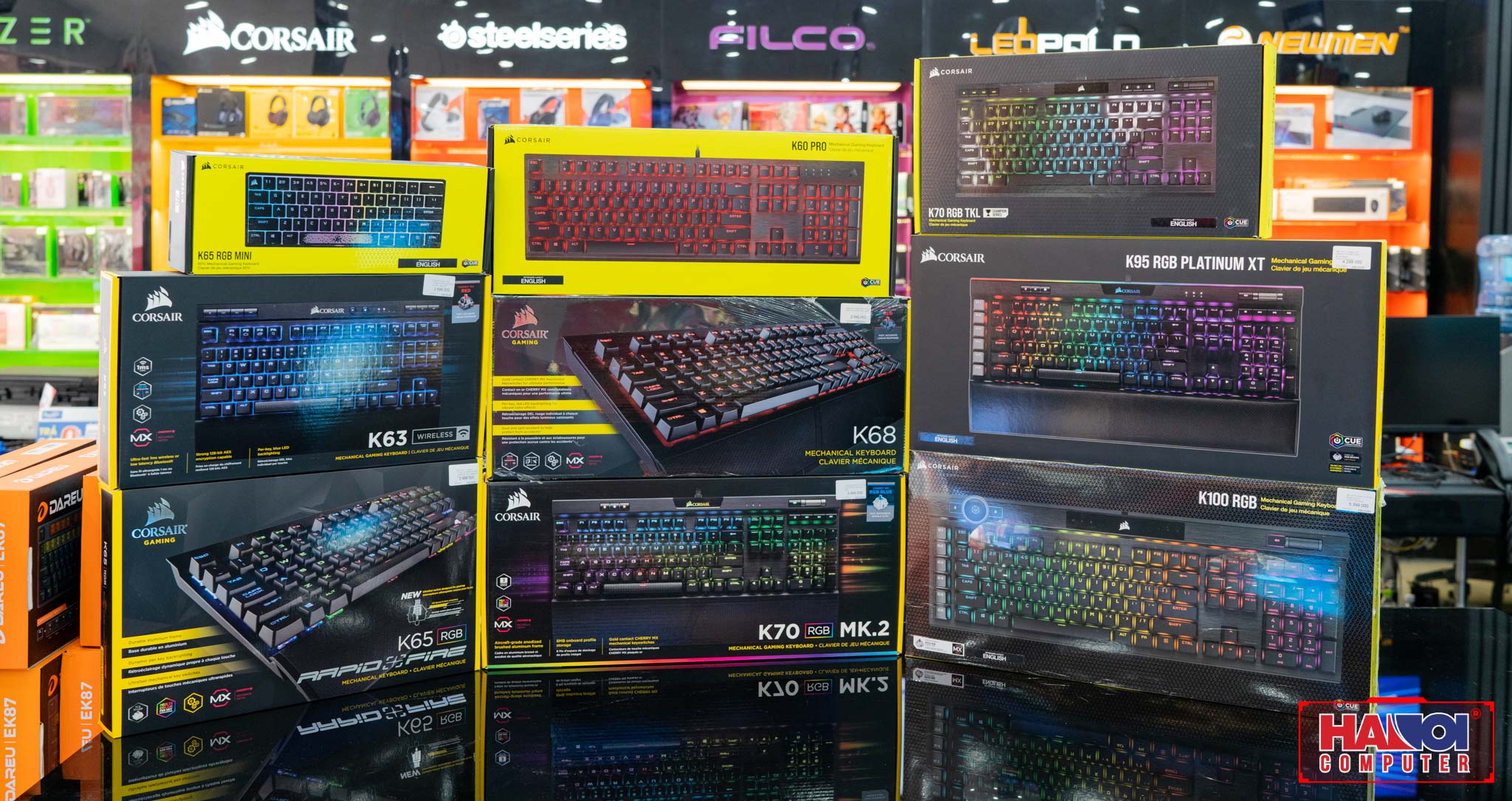 Bàn phím Corsair K70 TKL RGB Champion (USB/Speed sw) (CH-9119010-NA)
