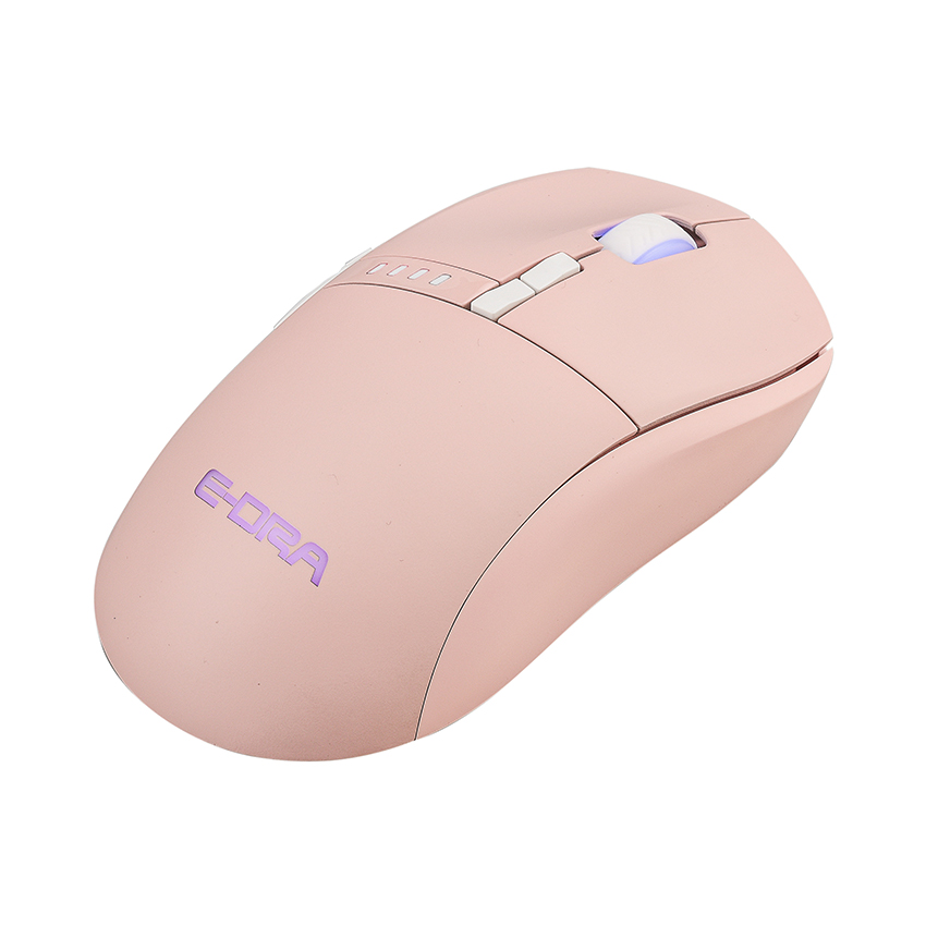 Chuột Không dây E-Dra EM620W Hồng (USB/RGB/Avago3325/Huano sw)