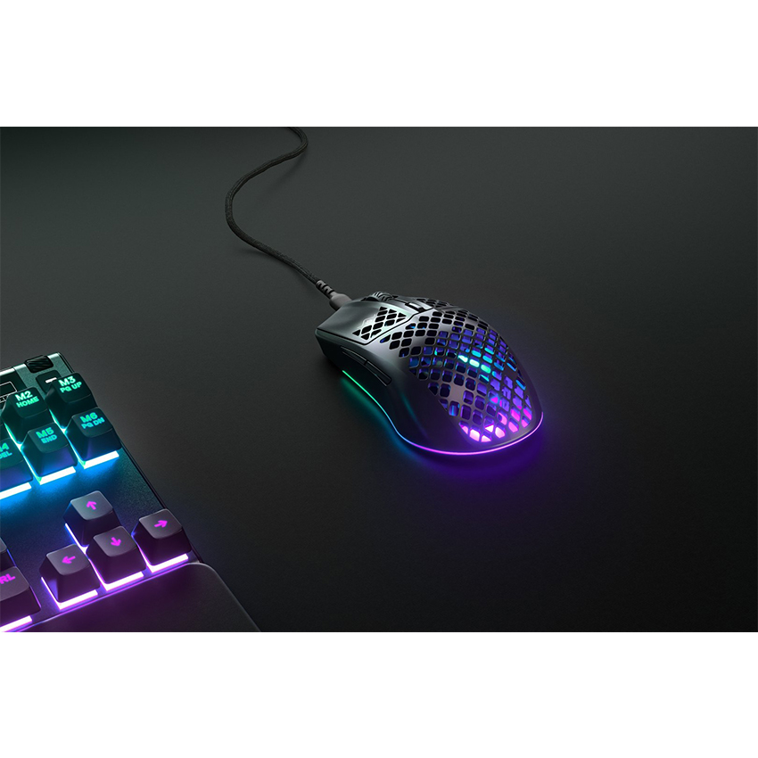 Chuột Steelseries Aerox 3 đen (USB/RGB) (62599)