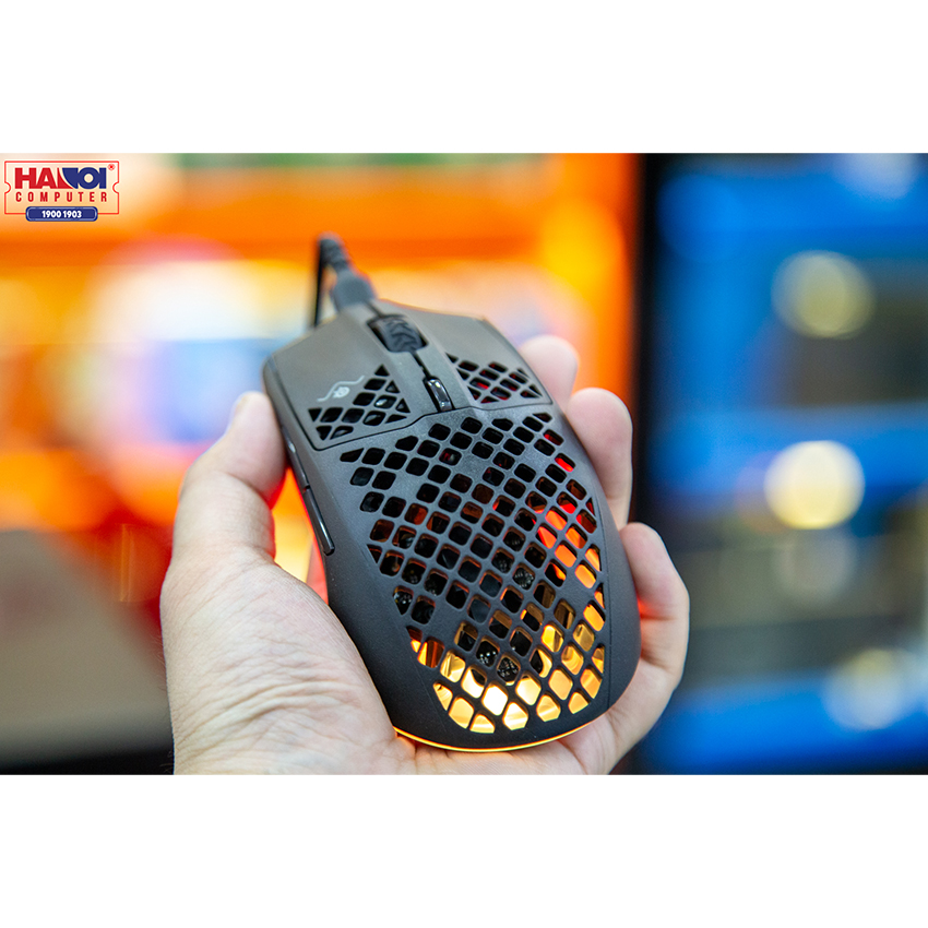 Chuột Steelseries Aerox 3 đen (USB/RGB) (62599)