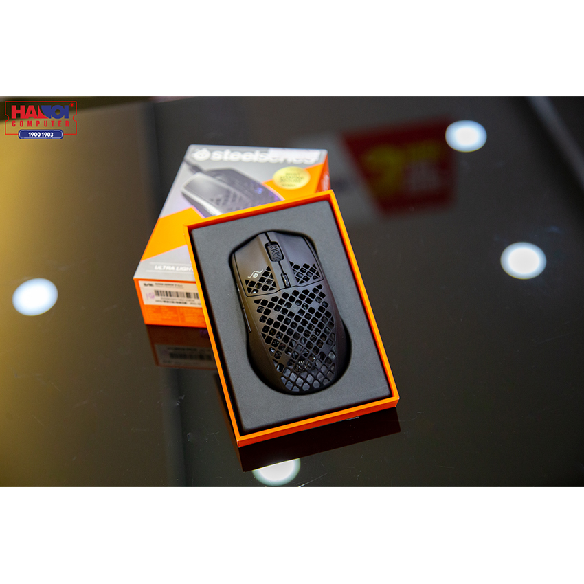 Chuột Steelseries Aerox 3 đen (USB/RGB) (62599)