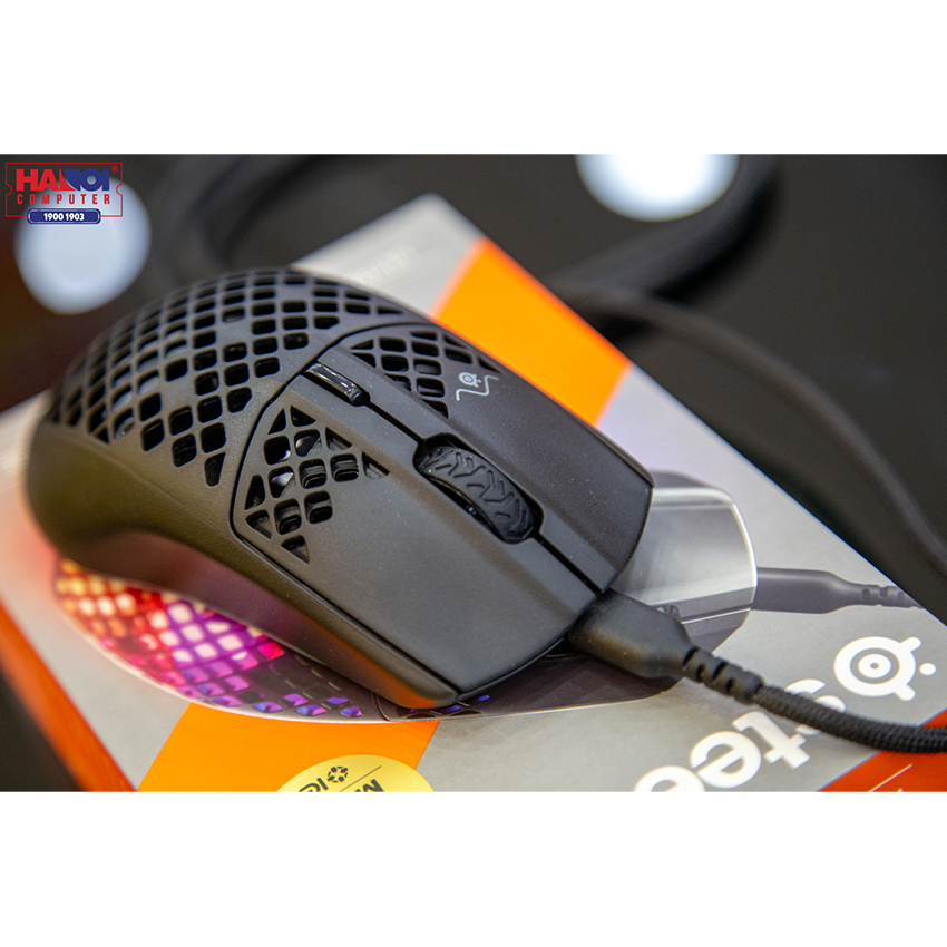 Chuột Steelseries Aerox 3 đen (USB/RGB) (62599)