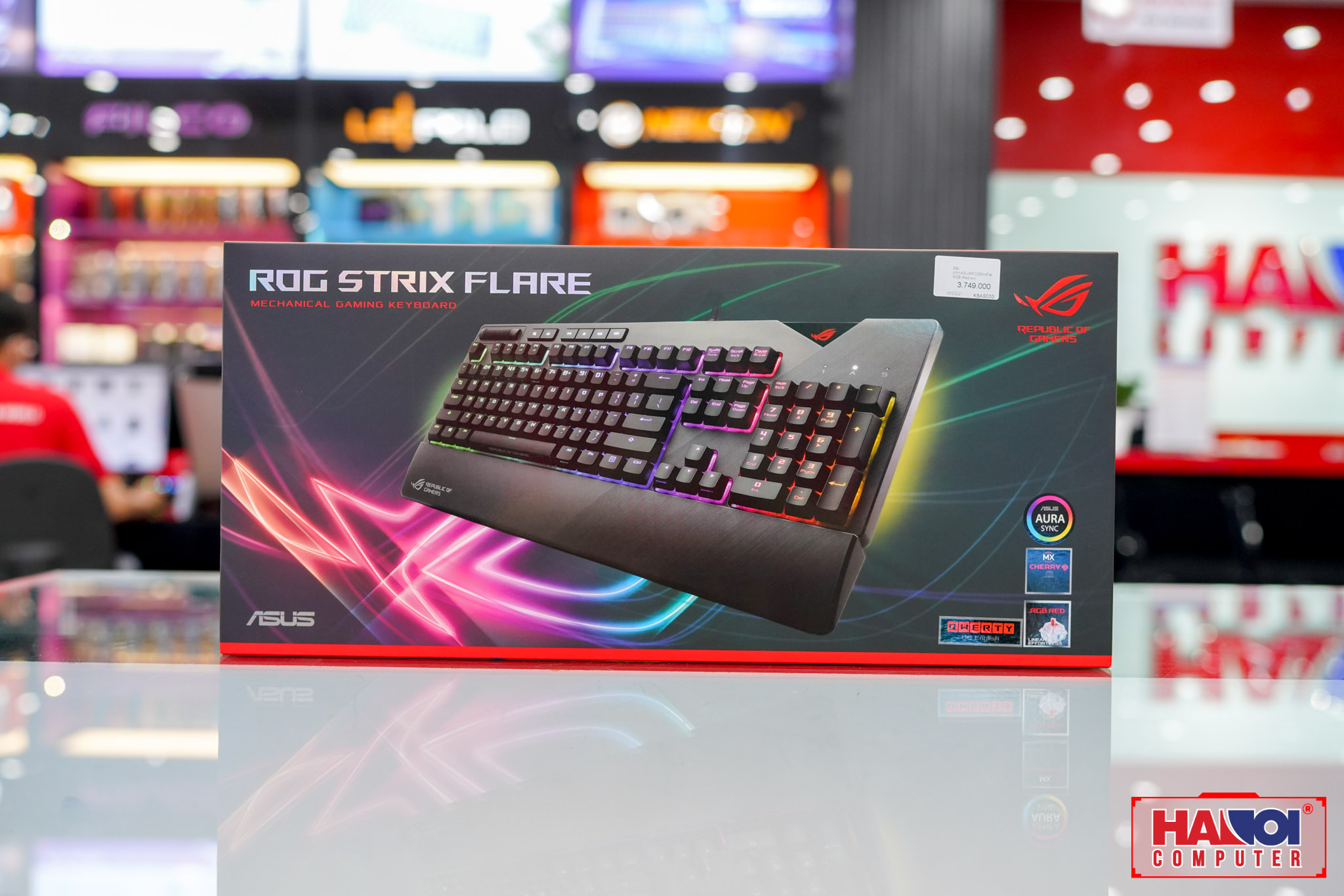 Bàn phím ASUS ROG Strix Flare RGB (Red sw)