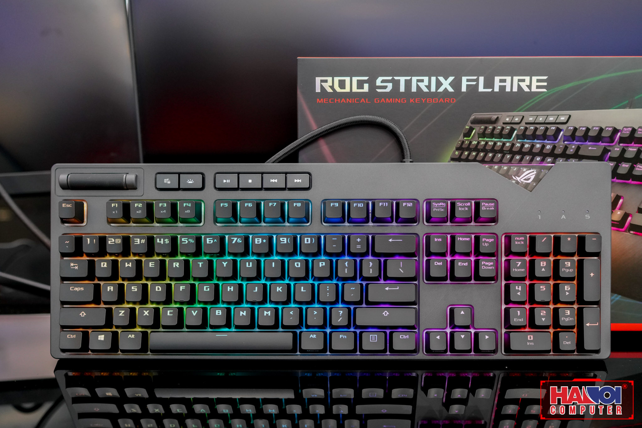Bàn phím ASUS ROG Strix Flare RGB (Red sw)