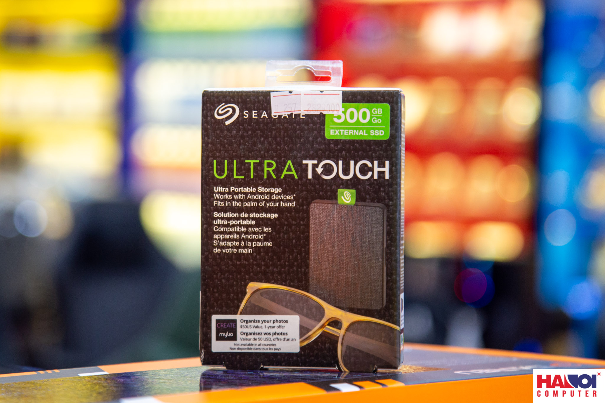 Ổ cứng gắn ngoài SSD 500GB 2.5" Seagate Ultra Touch Đen - STJW500401