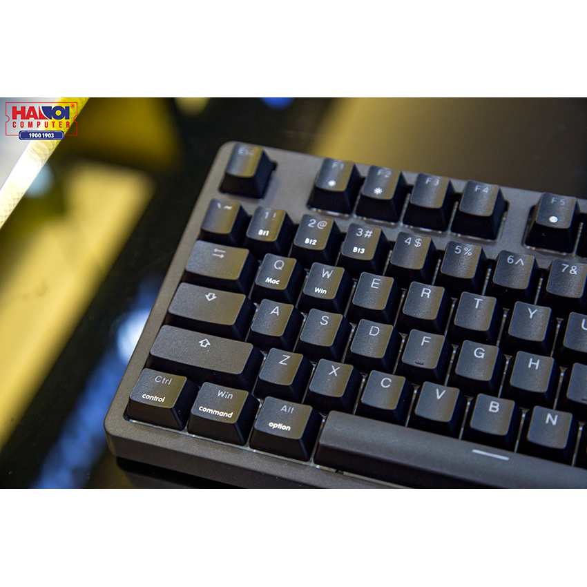 Bàn phím cơ không dây Edra EK387W đen (USB/RGB/Gateron Brown sw)