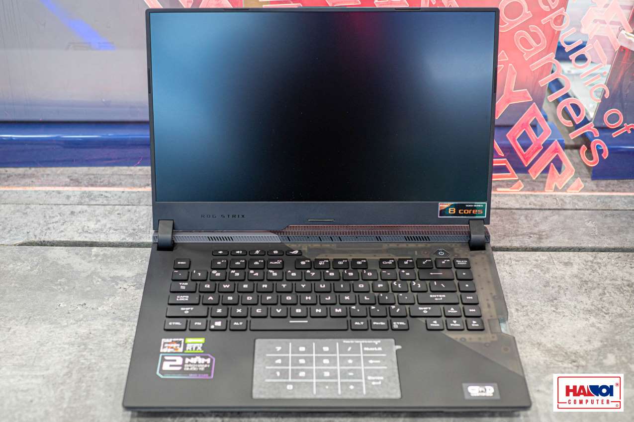Laptop Asus Gaming ROG Strix G533QM-HQ074T (Ryzen 9 5900HX/2*8GB RAM/1TB SSD/15.6 QWHD 165hz/RTX 3060 6GB/Win10/Balo/Chuột/Đen)