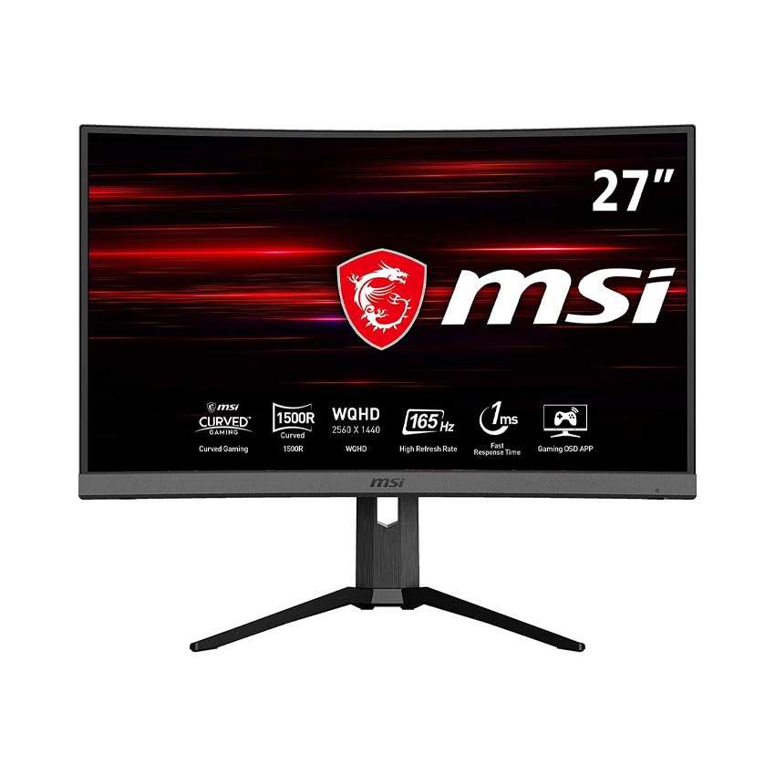 MSI MAG272CQR (27inch/QHD/VA/165Hz/1ms/300nits/DP+HDMI+USBC/Cong/Freesync)