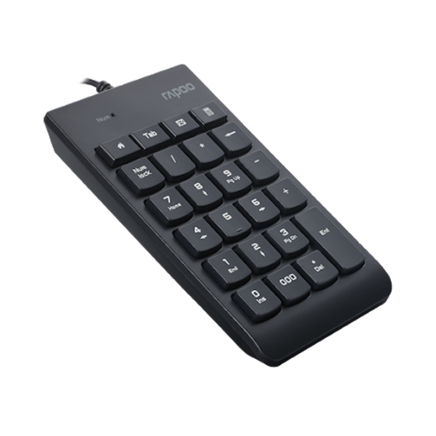 Bàn phím số Rapoo K10 đen (USB)