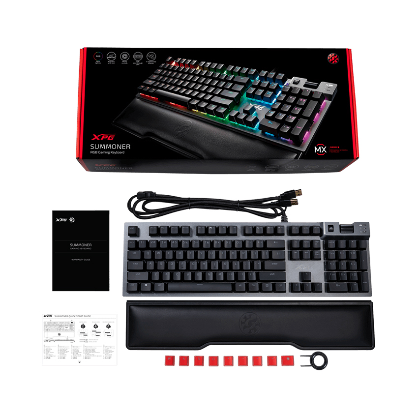 Bàn phím cơ Adata XPG Summoner RGB (Silver sw)