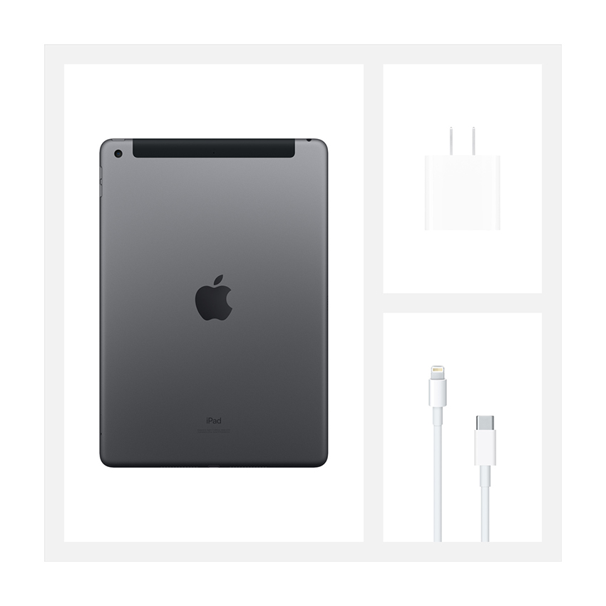 Máy Tính Bảng Apple Ipad 10.2 (MYMH2ZA/A) (32GB/10.2 inch/Wifi/4G/Xám/2020)