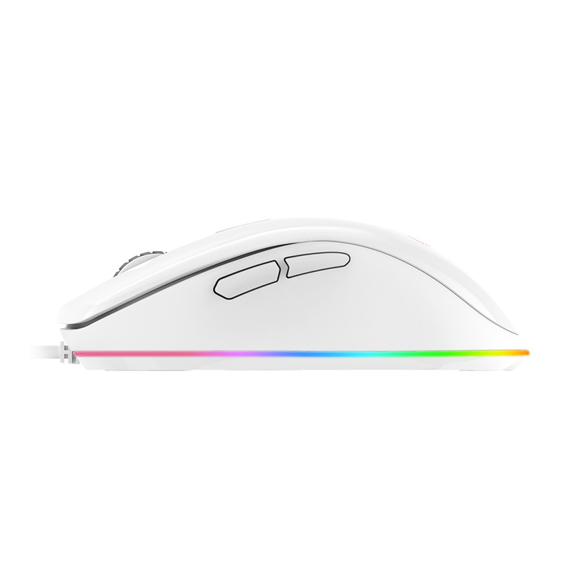 Chuột Dareu EM908 Arctic RGB (USB/màu trắng)
