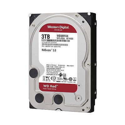 Ổ cứng HDD WD 3TB Red 3.5 inch, 5400RPM, SATA3, 256MB Cache (WD30EFAX)