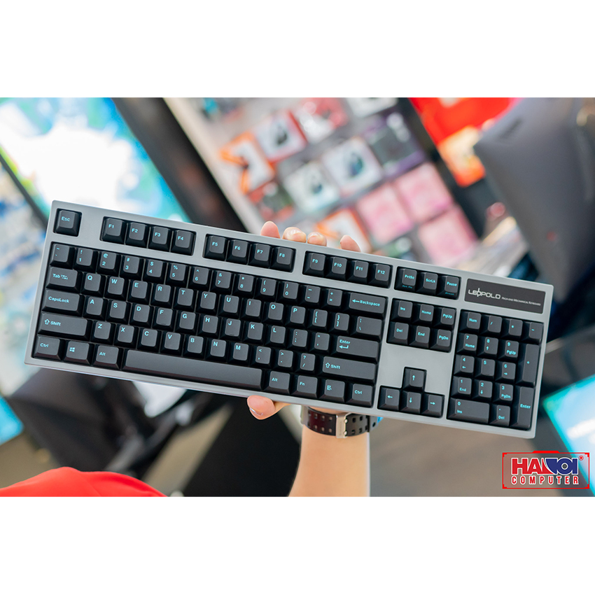 Bàn phím Leopold FC900R PD Blue Font Cherry Blue switch (USB/PBT/ko Led)