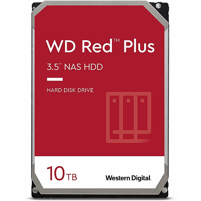 Ổ cứng HDD WD 10TB Red Plus 3.5 inch, 7200RPM, SATA3, 256MB Cache (WD101EFBX)