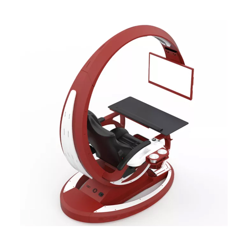 GHẾ CHƠI GAME GIẢ LẬP INGREM ORIONX T7 RED-WHITE