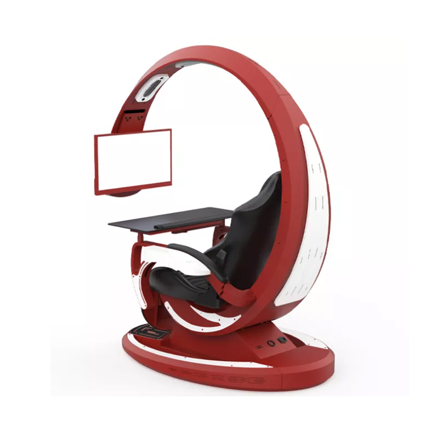 GHẾ CHƠI GAME GIẢ LẬP INGREM ORIONX T7 RED-WHITE