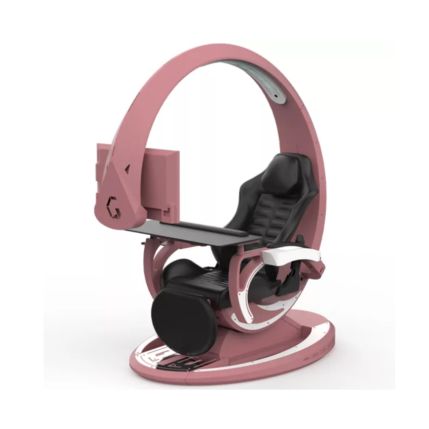 GHẾ CHƠI GAME GIẢ LẬP INGREM ORIONX T7 PINK-WHITE