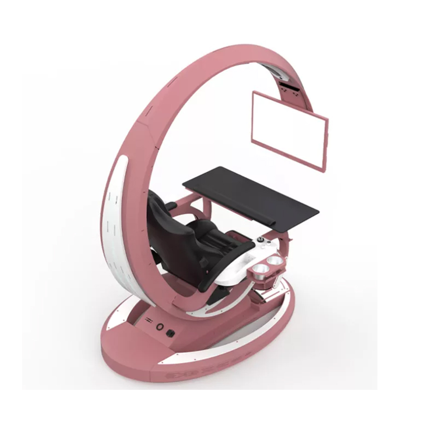 GHẾ CHƠI GAME GIẢ LẬP INGREM ORIONX T7 PINK-WHITE