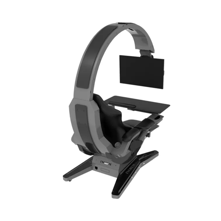 GHẾ CHƠI GAME GIẢ LẬP INGREM CODING POD T7 GRAY-BLACK