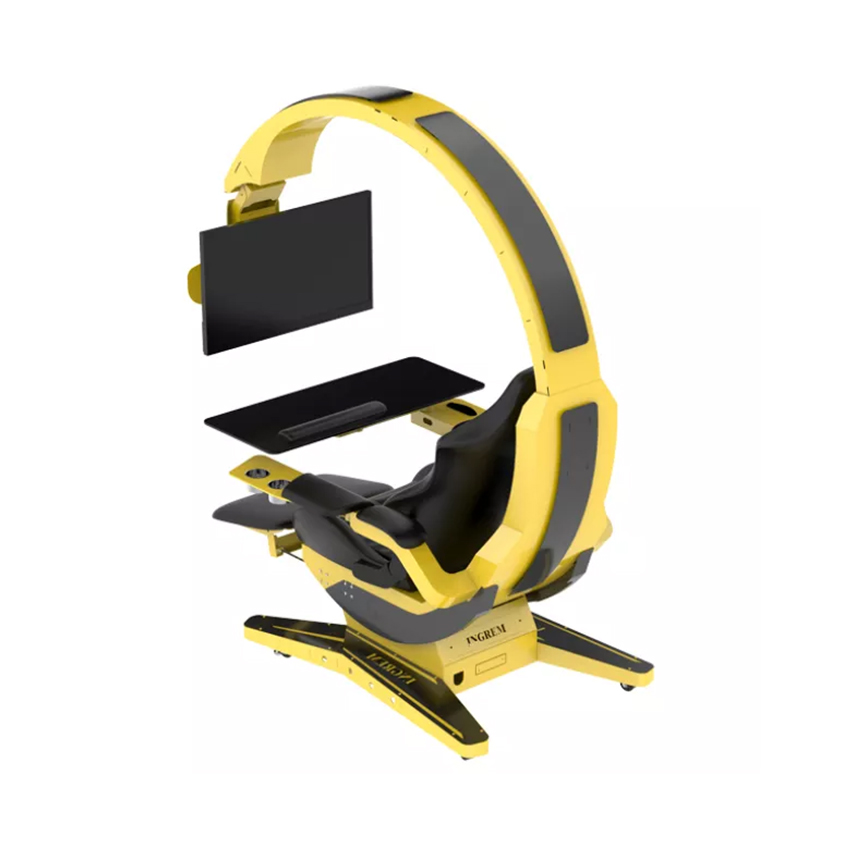 GHẾ CHƠI GAME GIẢ LẬP INGREM CODING POD T7 YELLOW-BLACK