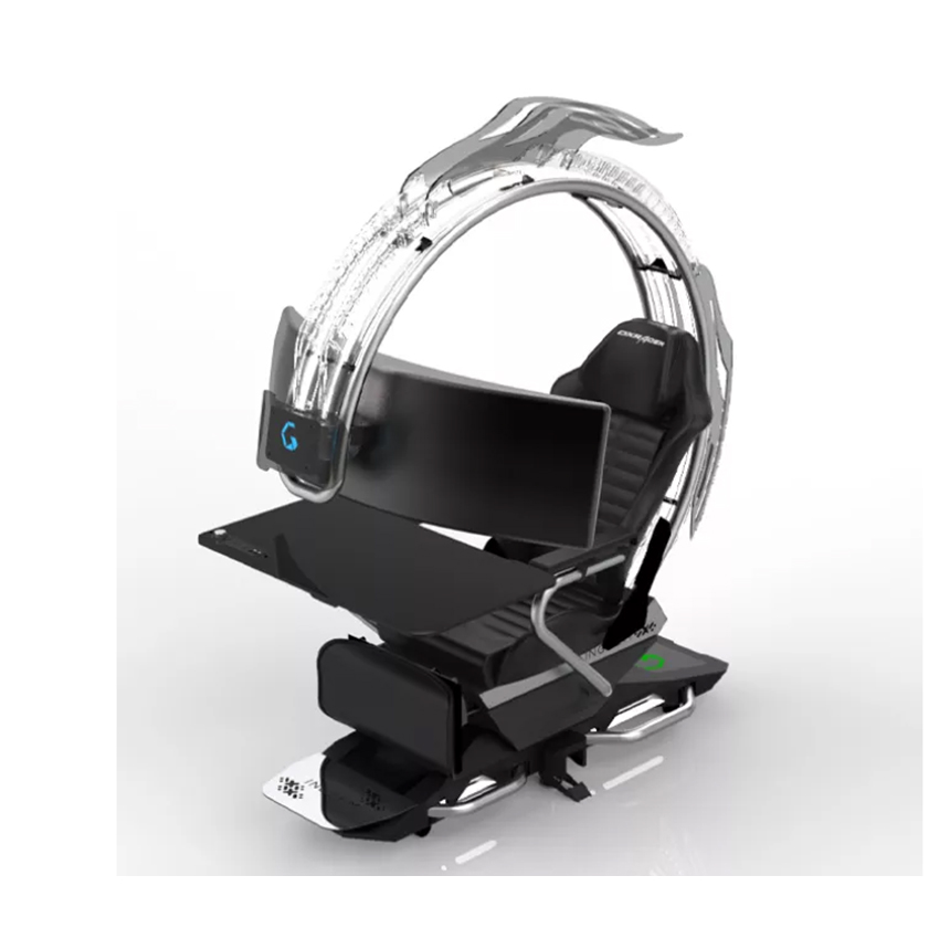 GHẾ CHƠI GAME GIẢ LẬP INGREM C4 OWLET BLACK