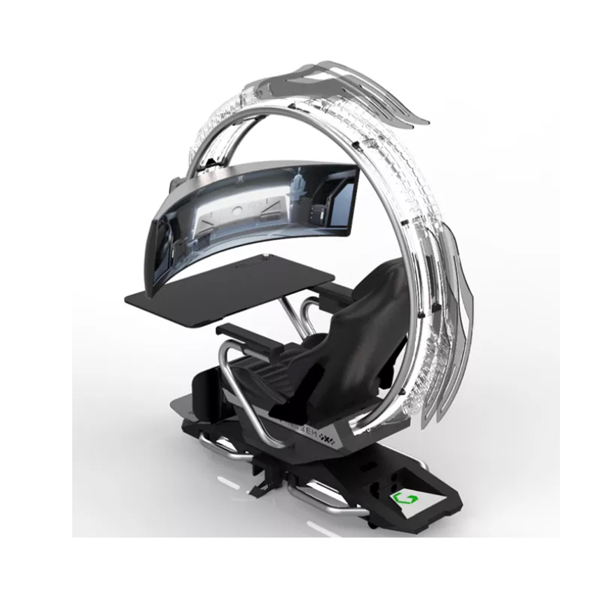 GHẾ CHƠI GAME GIẢ LẬP INGREM C4 OWLET BLACK