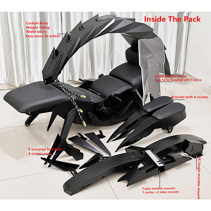 GHẾ CHƠI GAME GIẢ LẬP CLUVENS SCORPION