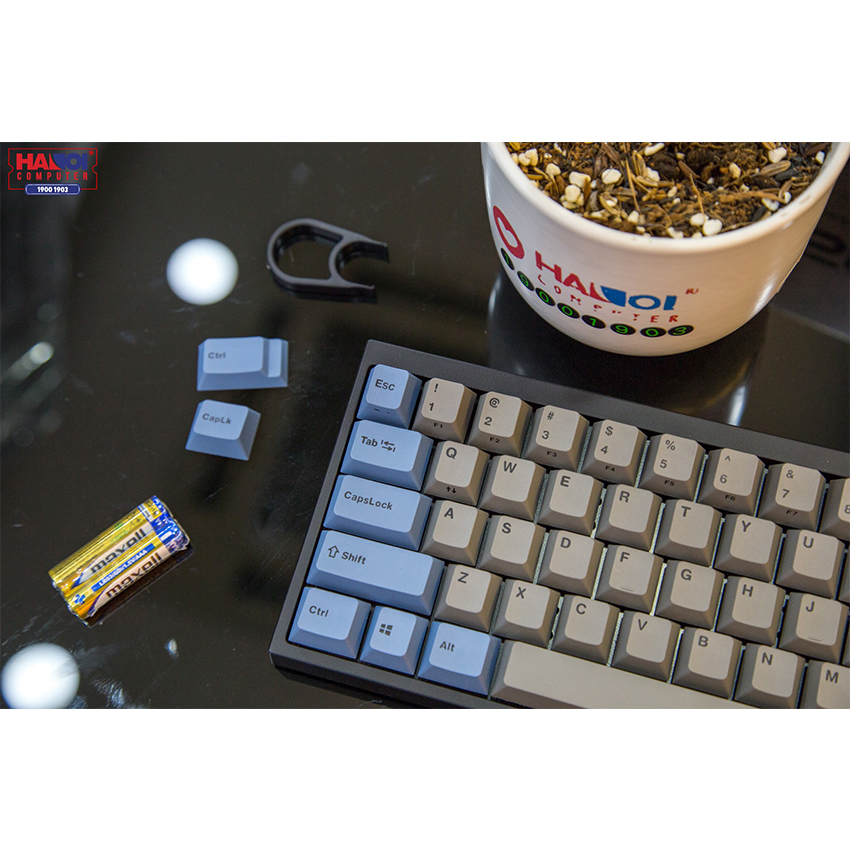 Bàn phím cơ không dây Leopold FC660MPD BT Silver sw (USB/Bluetooth/Blue Grey)