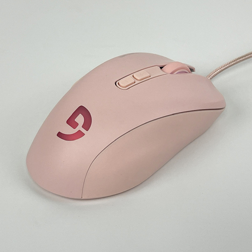 Chuột Fuhlen G90 (USB/Led rainbow/hồng)