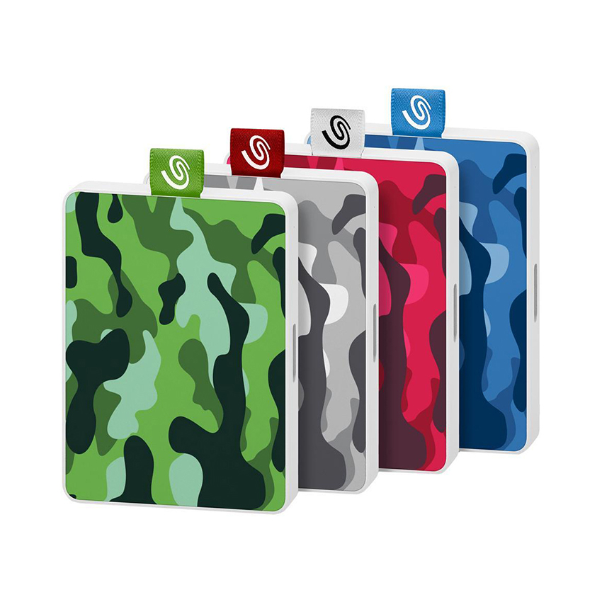 Ổ cứng gắn ngoài SSD 500GB USB 3.0 2.5 inch Seagate One Touch Camo Xám - STJE500404