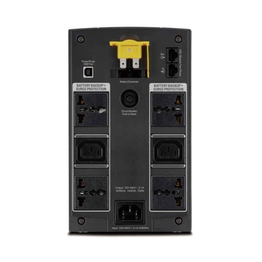 Bộ lưu điện APC Back-UPS 1400VA 230V (BX1400U-MS)