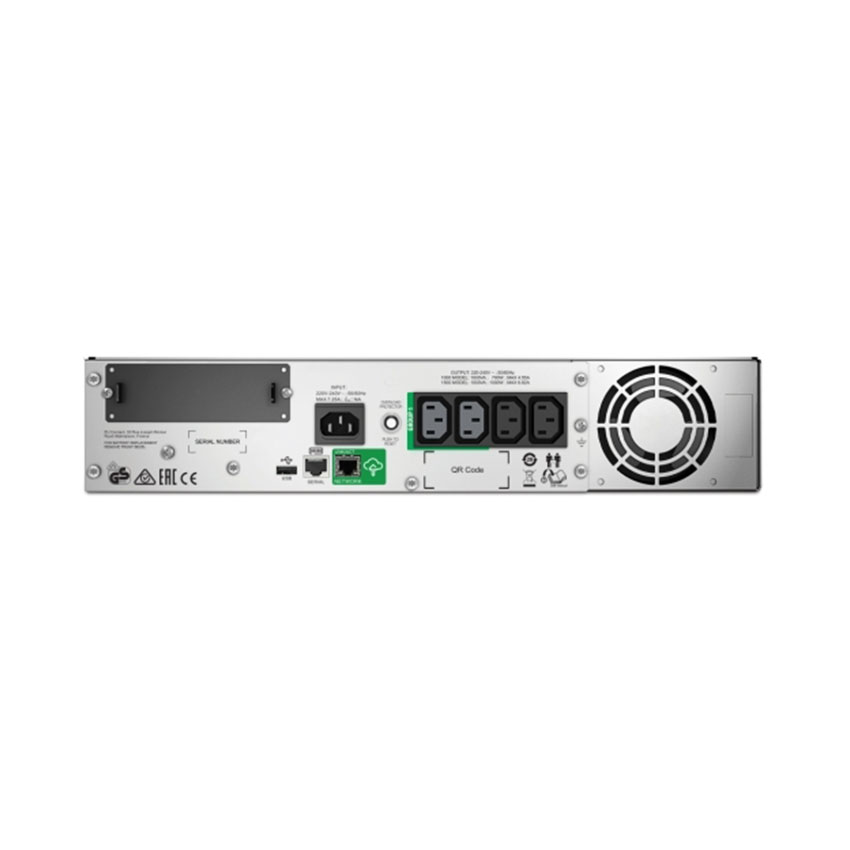 Bộ lưu điện APC Smart-UPS 1000VA LCD RM 2U 230V with SmartConnect (SMT1000RMI2UC)