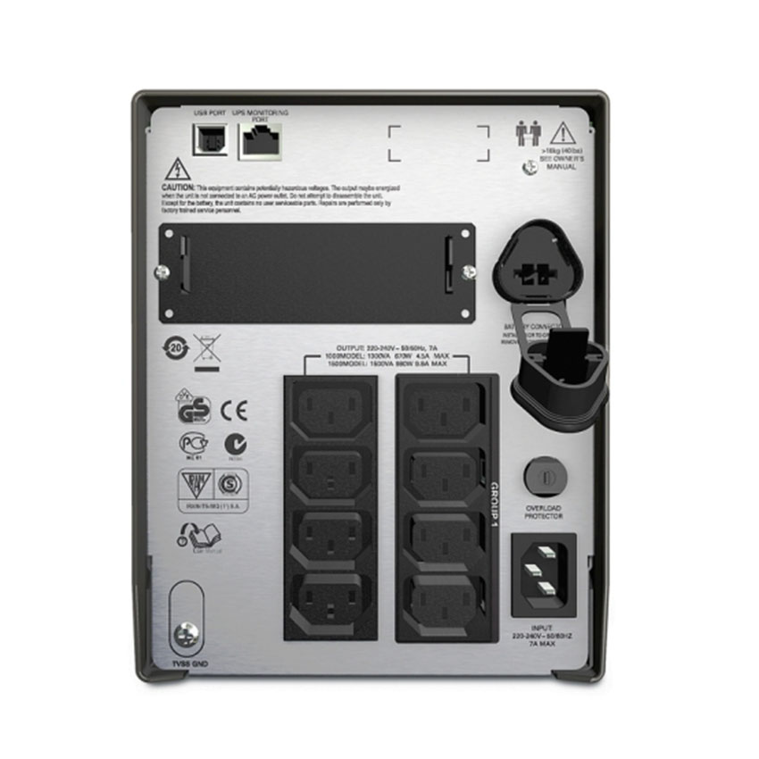 Bộ lưu điện APC Smart-UPS 1500VA LCD 230V (SMT1500I)