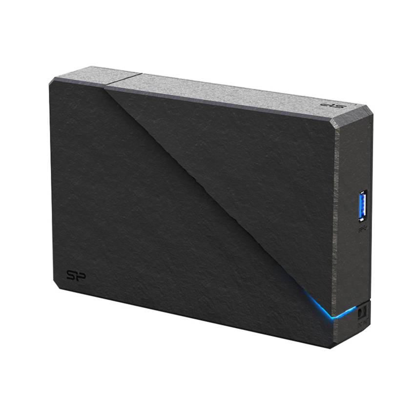 Ổ cứng di động SILICON POWER Stream S07 8TB Black, 3.5 inch USB 3.1 Gen1 - SP080TBEHDS07C3K