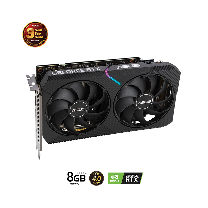 Card màn hình Asus DUAL-RTX 3060 Ti-8G-MINI-V2