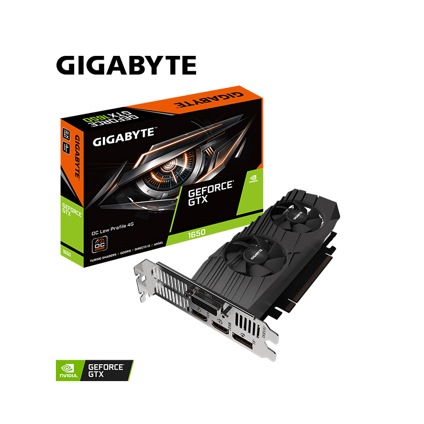 Card màn hình Gigabyte GTX 1650 D6 OC Low Profile 4G