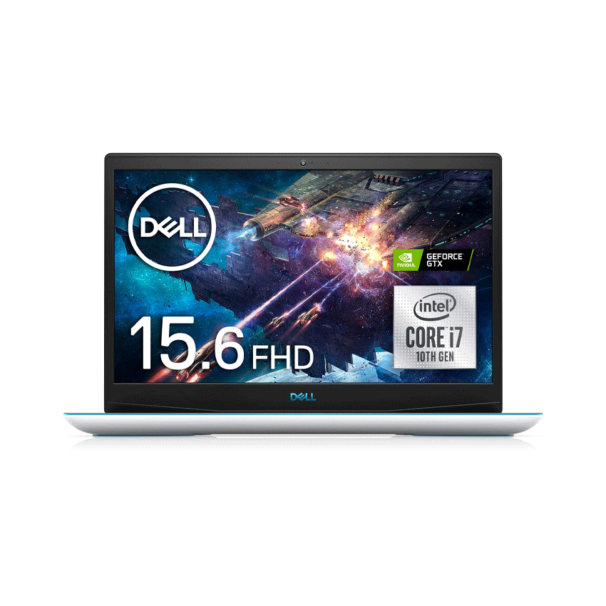 Laptop Dell Gaming G3 15 G3500CW (P89F002G3500CW) (i710750H/16GB RAM/1TB HDD+256GB SSD/15.6 inch FHD 120Hz/GTX1650Ti4G/Win10/Trắng) (2021)