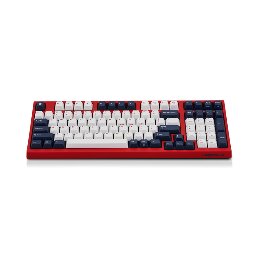 Bàn phím cơ Leopold FC980M PD Blue star Brown sw